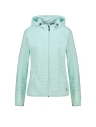 Giacca in pile da donna Lourosa Striped Hoodie azzurro 42