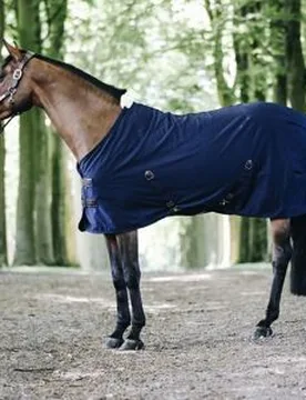 Baumwolldecke marineblau 155 cm - Kentucky Horsewear - FashionsVida