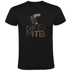 T-shirt à Manches Courtes Mtb Background
