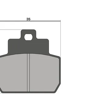 Pastiglie Freno Posteriore Piaggio X8 200 4t Lc - Malossi - FashionsVida
