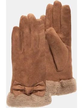 Guantes en rosa compatibles con pantalla táctil - Isotoner - FashionsVida