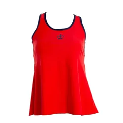 Colima Sleeveless T-shirt Blue / Red S