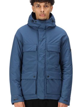 Raylan chaqueta impermeable insulada hombre Azul (XXL)