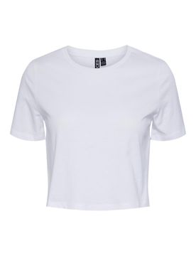 PIECES Camiseta 'Sara' blanco