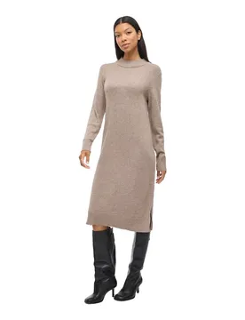 Vestito A Maniche Lunghe Ril Crew Falcon / Melange L