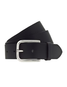 Gürtel aus Leder Schwarz 85