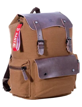 Nature Rucksack Canvas 25 L - Braun Braun adult - Hanta - FashionsVida