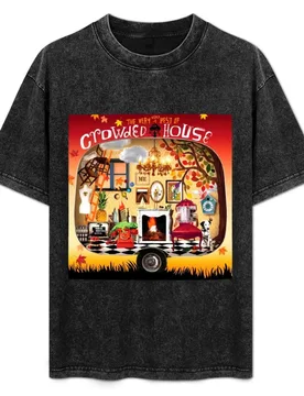 Crowded House - The Best Australian Band T-Shirt Urban Style Casual Short Sleeve Top - Aliexpress - FashionsVida