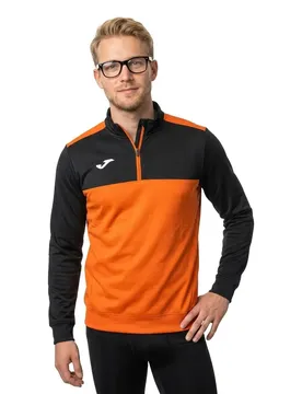 Sweat à Demi-zip Winner Orange / Black XL