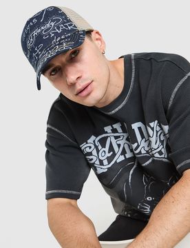 Logo Denim Trucker Cap - Damen, Blau - female - Size: One Size