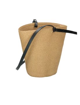 BORSA A SECCHIELLO Donna IN RAFFIA