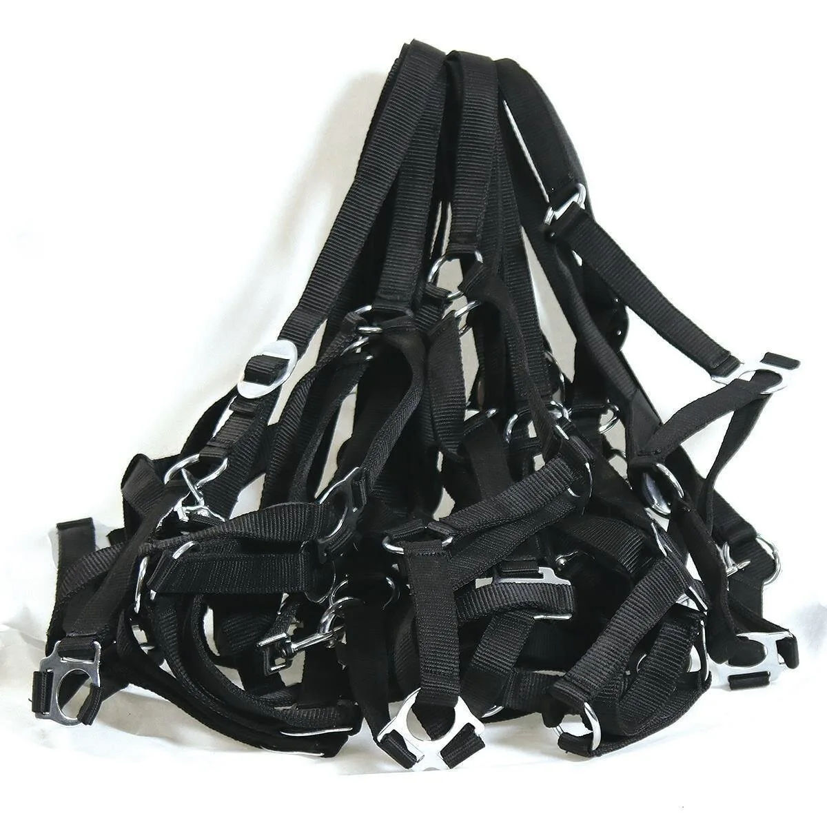 Manski Halfter Nylon 10er Pack, schwarz Vollblut - Reitsport Manski - FashionsVida