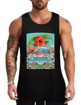 Summer Escape Tank Top Novelty Print Tank Top Casual Graphic Sleeveless Tee - Aliexpress - FashionsVida