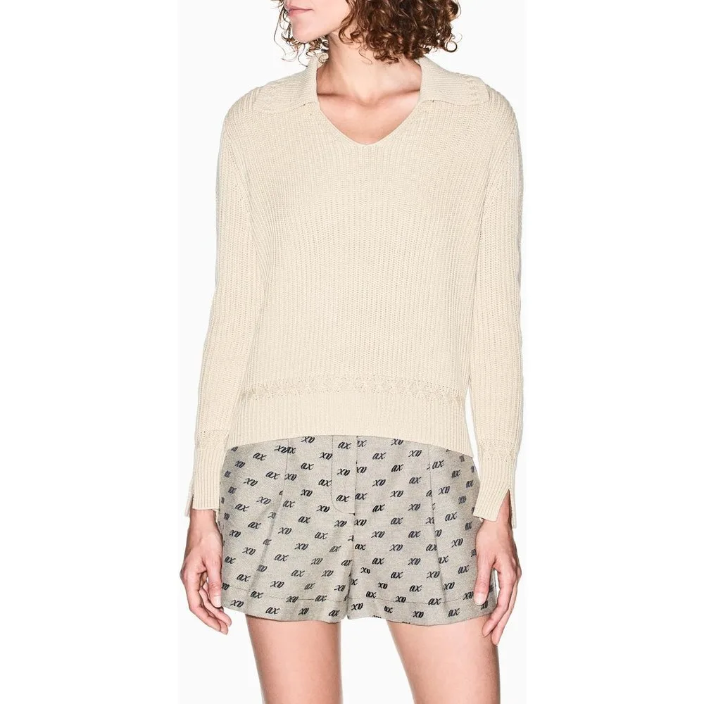 Jersey de mujer manga larga canalé - Armani Exchange - FashionsVida