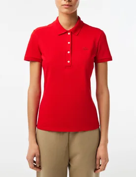 POLO TAGLIO SLIM IN PETIT PIQUE 38 - Lacoste - FashionsVida