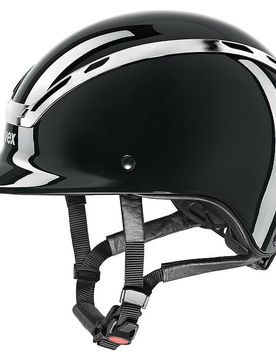 Reithelm exxeed shiny chrome, black S-M (56-58)