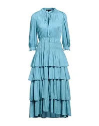 Vestido midi Mujer Azul profundo 38 Mujer