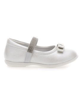 Ballerine con fiocco bianche E707 29