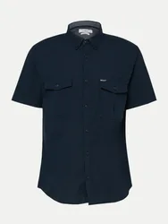 RED LABEL Kurzarmhemd im Regular Fit Blau L
