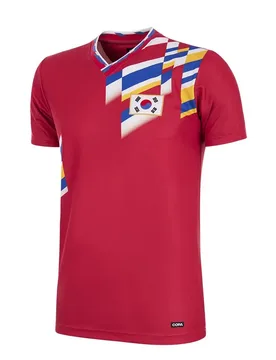 Trikot Corée du Sud 1995 Retro - Rouge - male - Size: L - Copa Football - FashionsVida