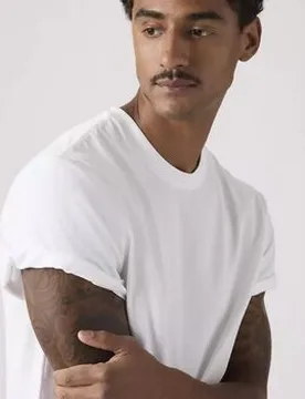 T-Shirts & Poloshirts 005gx Original Tee-0000 Bright White It L Male - Levis - FashionsVida
