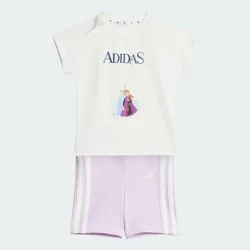 SET T-SHIRT DISNEY FROZEN 9-12M White / Dark Blue