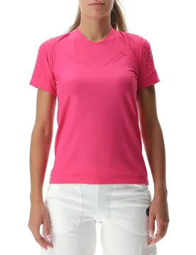 Maglietta A Maniche Corte Run Fit Pink Peacock M