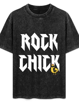 Rock Chick T-Shirt Plus Size Basic Short Sleeve Top - Aliexpress - FashionsVida
