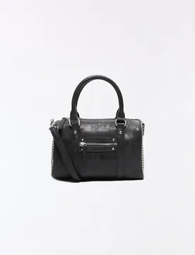 Sac Bowling Suédine M Noir - Bershka - FashionsVida