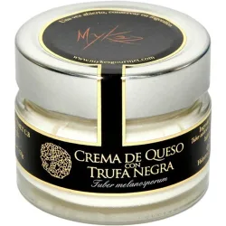 Crema de queso con trufa negra