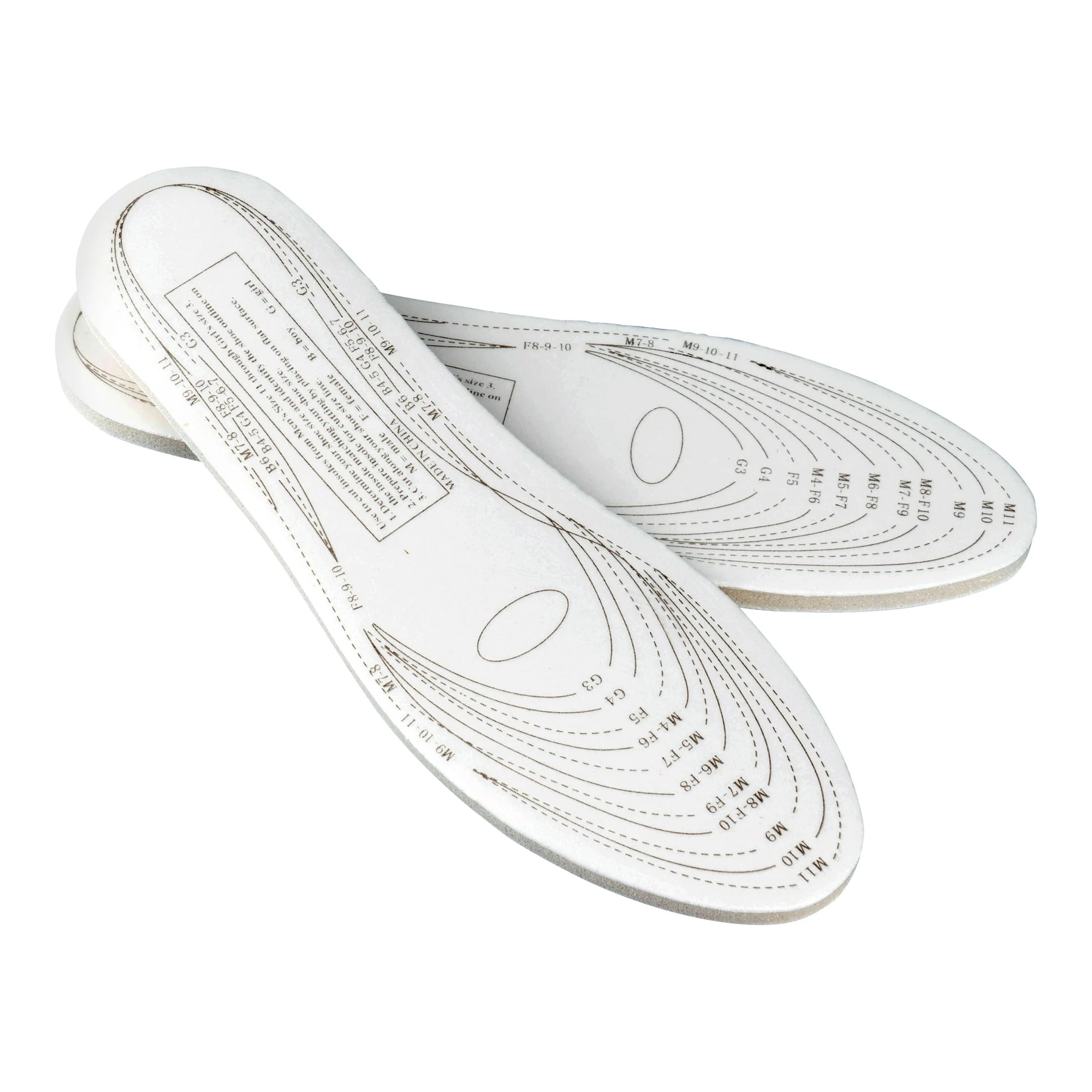 Komfortschaum-Einlage, 1 Paar weiss - Vital Comfort - FashionsVida