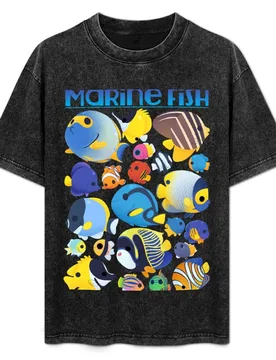 Marine Fish Collection 1 T-Shirt - Aliexpress - FashionsVida