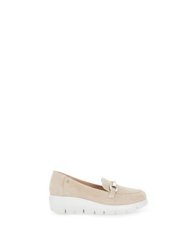 Mocassini con zeppa BEIGE 41
