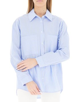 KOCCA Camicia a righe CELESTE L
