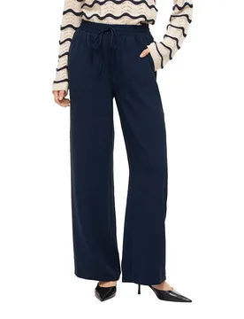 Pantalon Taille Haute Josa Wides Navy Blazer 44 - Vila - FashionsVida