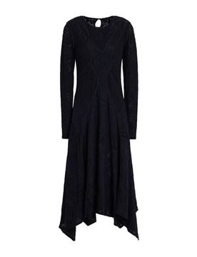 Midi-Kleid Damen Schwarz 32,36,38 Damen