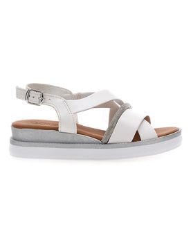 Sandali bianchi Made in Italy B82923 38