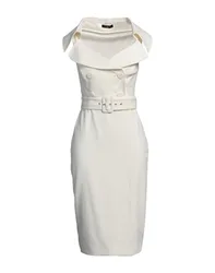 Midi-Kleid Damen Elfenbein 30 Damen