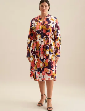 Kleid Floral Rosa/Pink 48 - Seidensticker - FashionsVida