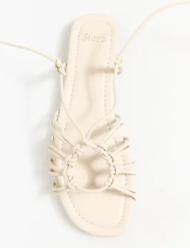 Sfera - Sandalia atada nuditos - Sfera - FashionsVida