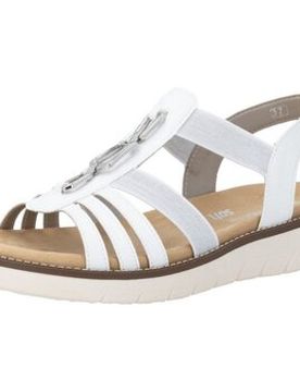 Keilabsatzsandalen Sandaletten D2041-80 Weiss Alabama D2041-80 37;38;40;41;42
