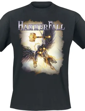 T-Shirt - Hammer of dawn - M bis 5XL - für Männer - Größe M - schwarz - Lizenziertes Merchandise! - Männer - male - HammerFall - FashionsVida