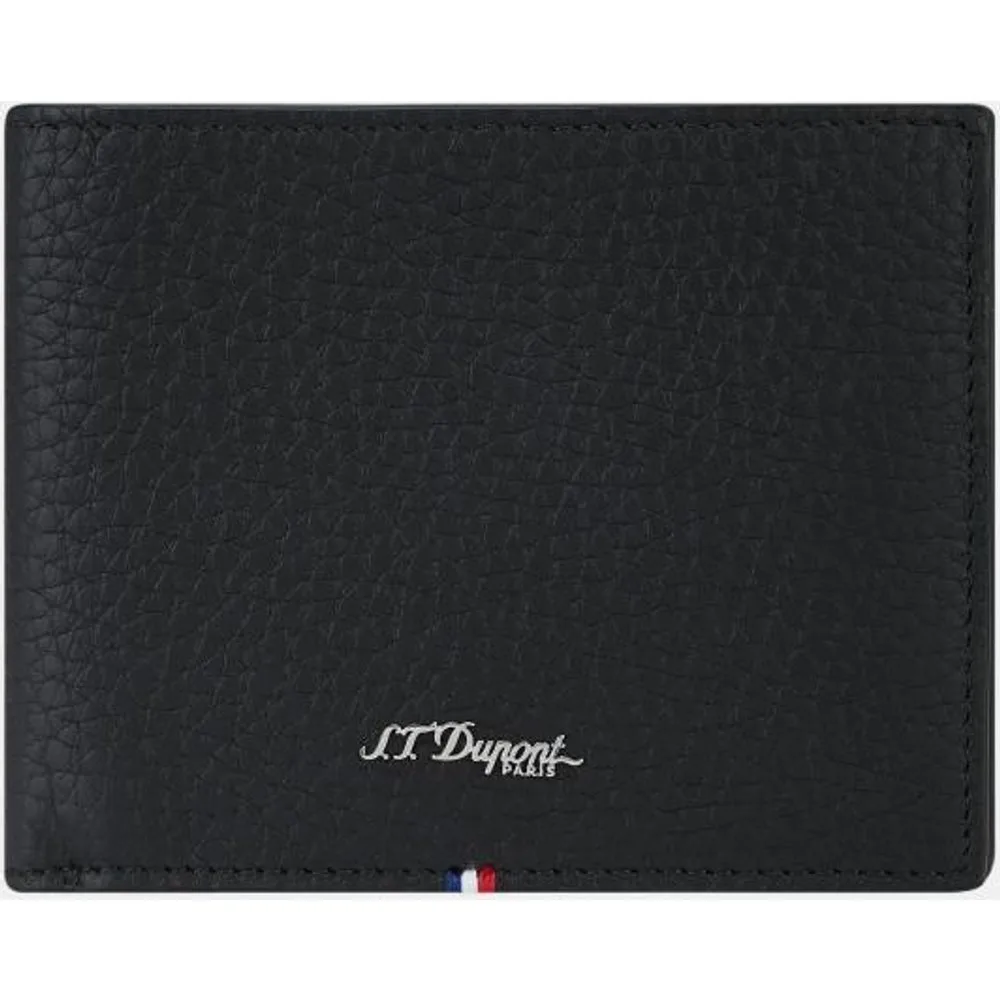 Cartera de piel granulada con logotipo - S.T. Dupont - FashionsVida