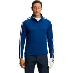 Layer Keaton Quarter Zip, dunkelblau/weiss l