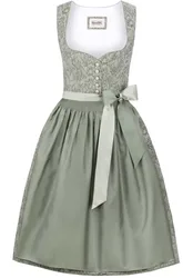 Dirndl Leonie (grün, Gr. 38) von Heimatgwand für Damen, 100% Baumwolle