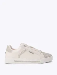 Sparkle Embellished Lace Up Trainers White female
