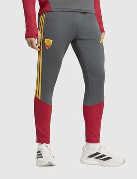 Mens AS Roma Tiro 26 Training Track Pants - Grigio, grigio grigio Uomo taglia M