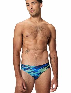 Hyperboom print brief 25 bañador natación hombre Naranja (40)
