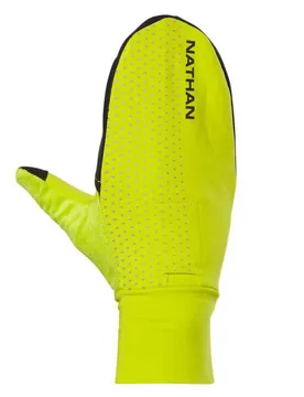Guanti Hypernight Reflective Convertible Mitt Hi Vis Yellow / Geo Print M