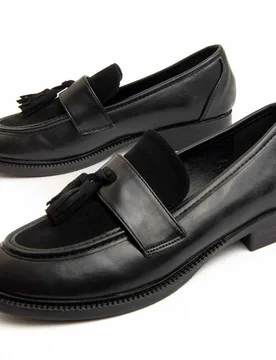 Womens Moccasins Moccavita18 In Black - Size Eu 37 - Montevita - FashionsVida
